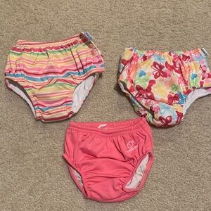 i play. Pink and Multicolor Diaper Covers